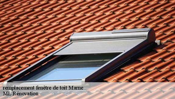 remplacement fenêtre de toit 51 Marne  ML Rénovation