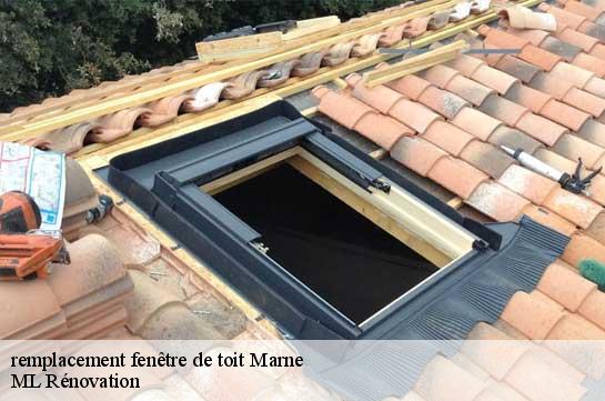 remplacement fenêtre de toit Marne 