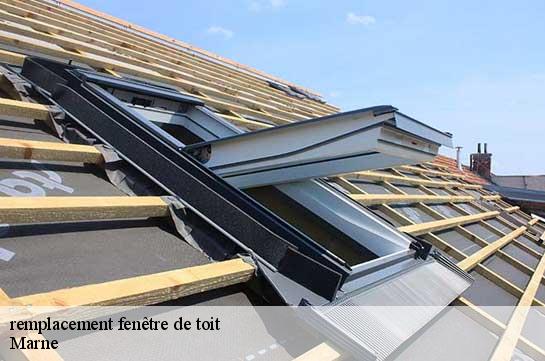 remplacement fenêtre de toit Marne 