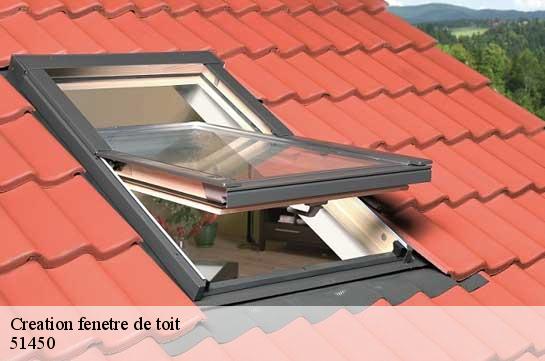 Creation fenetre de toit  51450