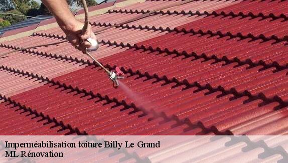 Imperméabilisation toiture  billy-le-grand-51400 ML Rénovation