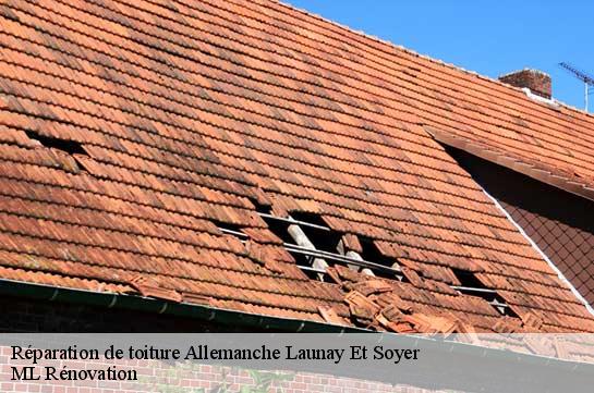 Réparation de toiture  allemanche-launay-et-soyer-51260 ML Rénovation