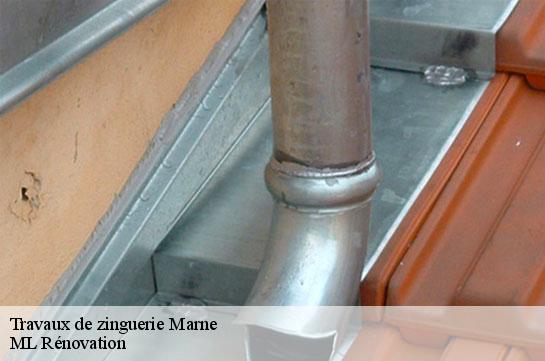 Travaux de zinguerie Marne 