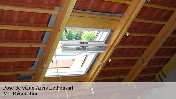 Pose de velux  arcis-le-ponsart-51170 ML Rénovation