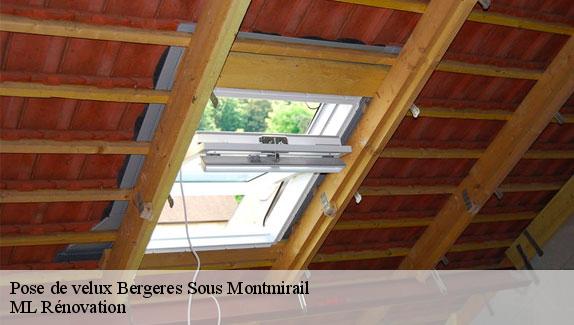 Pose de velux  bergeres-sous-montmirail-51210 ML Rénovation