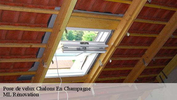 Pose de velux  chalons-en-champagne-51000 ML Rénovation