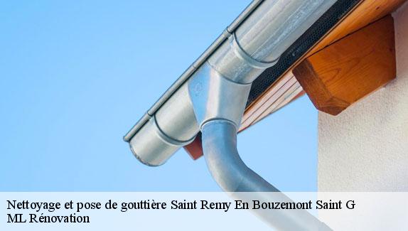 Nettoyage et pose de gouttière  saint-remy-en-bouzemont-saint-g-51290 ML Rénovation